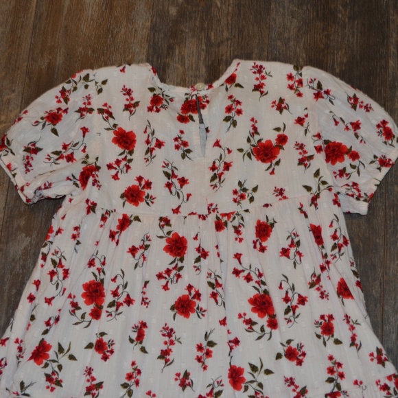 Old Navy Dress w/Red Flowers - Picture 8 of 8